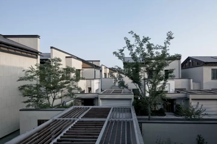 项目中公共空间与私密空间相互嵌套,空间感受丰富