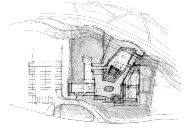 设计草图 by 聂欣,天华建筑设计