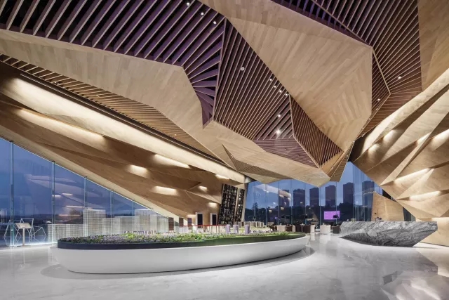 主展厅室内空间,天华建筑设计